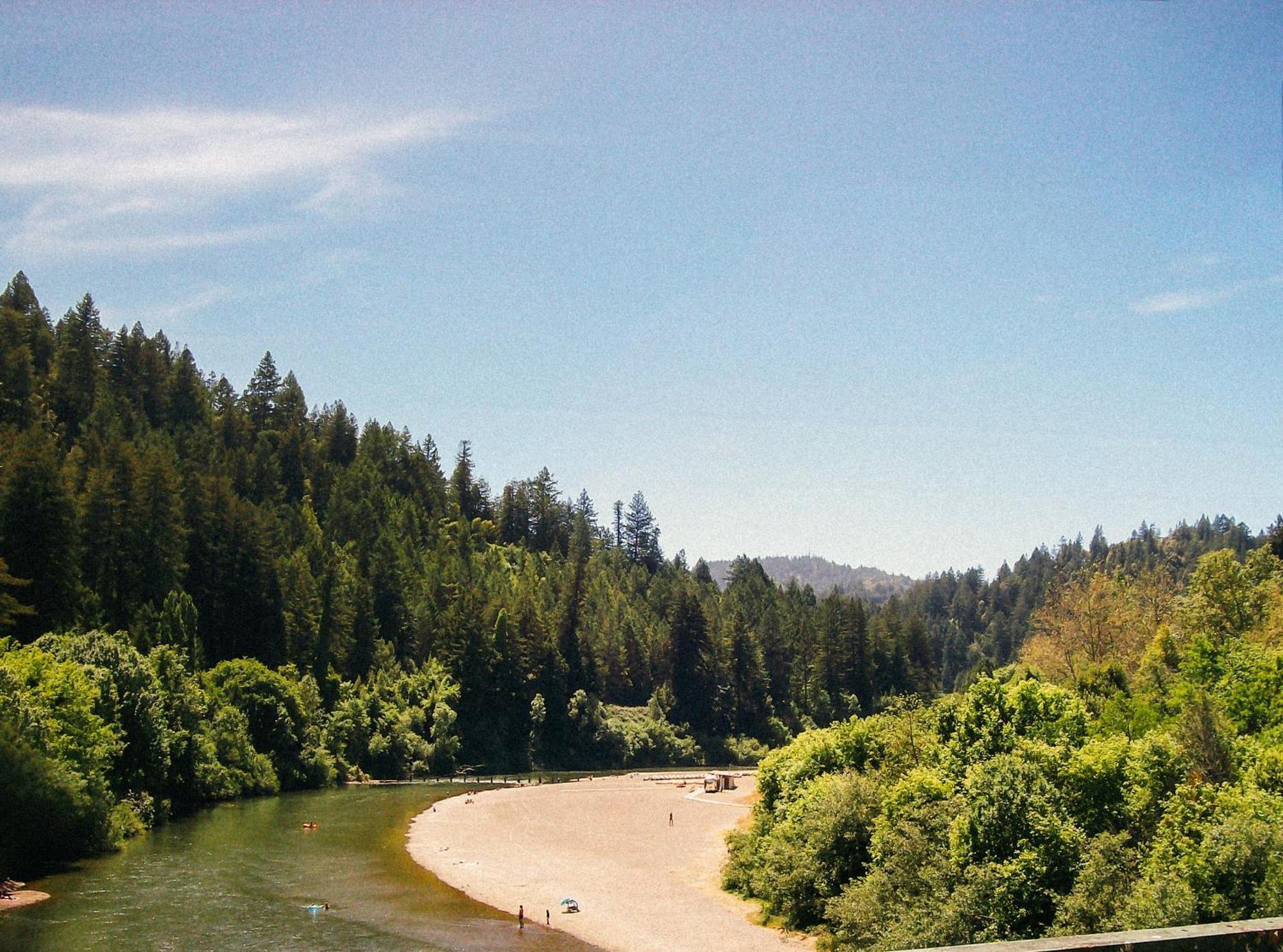 Johnson'S Beach Cabins And Campground Guerneville Exterior foto